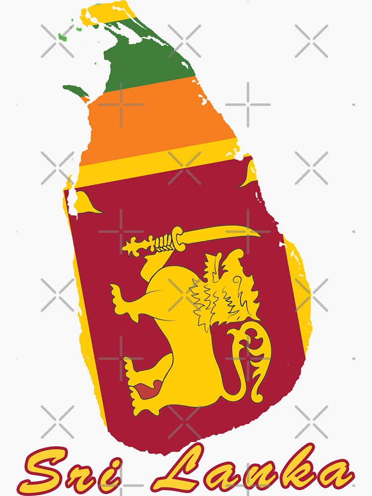 Sri Lanka Sticker By Looplk Redbubble 0910