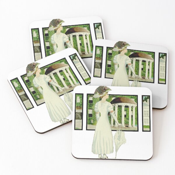 Item preview, UNC Chapel Hill Vintage Old Well Girl Sticker designed and sold by tortiecreates.