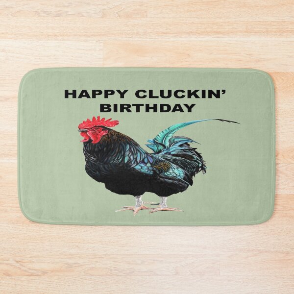 Item preview, HAPPY CLUCKIN' BIRTHDAY - HAPPY BIRTHDAY - COCKEREL designed and sold by IslesArt.