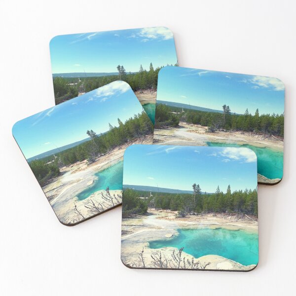 Item preview, Aqua Blue Geyser Water Pool Photo designed and sold by EdenLiving.