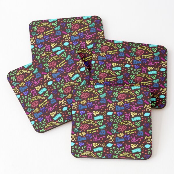 Item preview, Neon in Blue Red and Violet Pattern Design 206 designed and sold by Artnigel.
