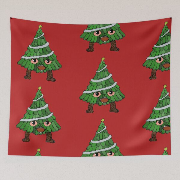 Item preview, Red Eyed Christmas Tree Monster designed and sold by Chubuter.