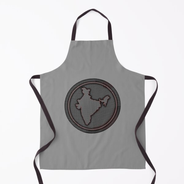 Item preview, India Map glowing in dark black circle designed and sold by Roy Store.
