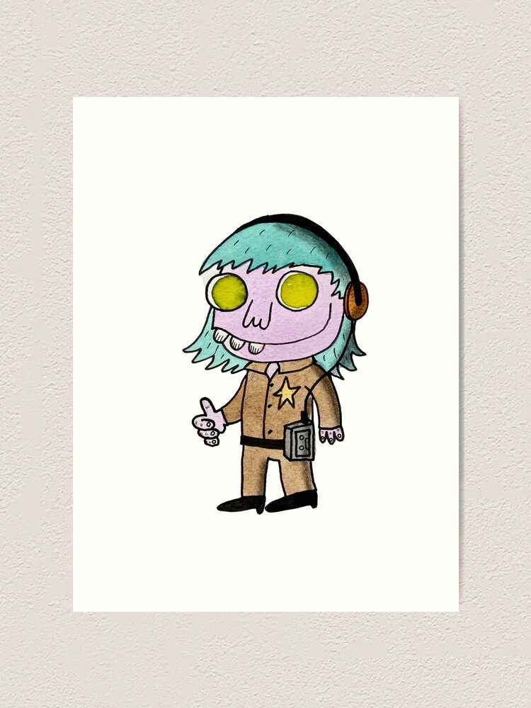 Alternate view of Space Murder Merch Art Print