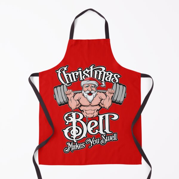 Item preview, Christmas Barbell Squat Santa Funny Gym Quote designed and sold by GrandeDuc.