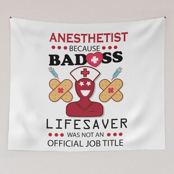 Item preview, ANESTHETIST NURSE because badass lifesaver was not an official job title SHIRT designed and sold by Castore design.