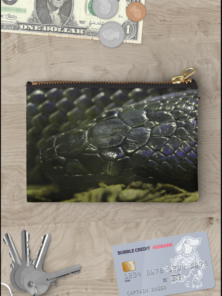 Thumbnail 3 of 4, Zipper Pouch, Water Python designed and sold by EmmaCoops.