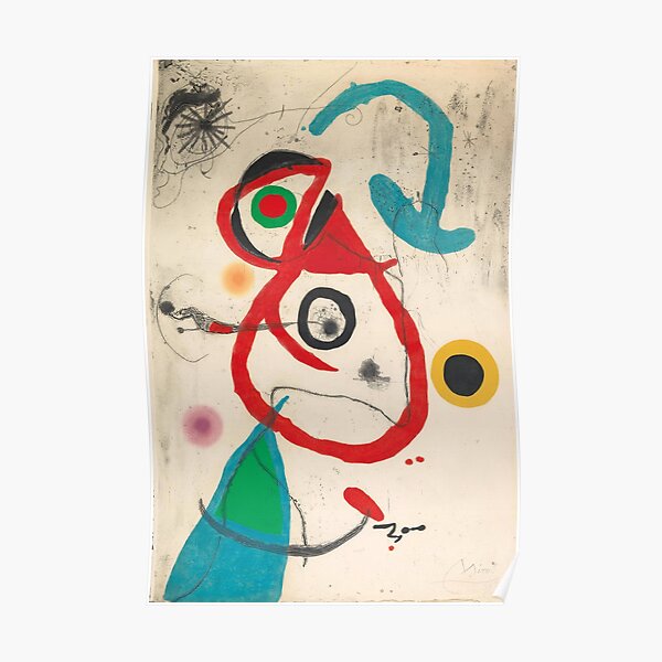 Peinture de Joan Miró Poster