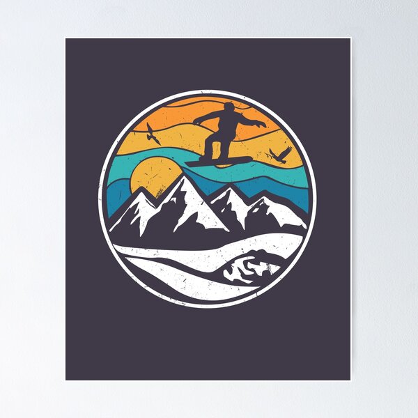 Item preview, Snowboarding Sunset Bird Design  designed and sold by Tom2468.