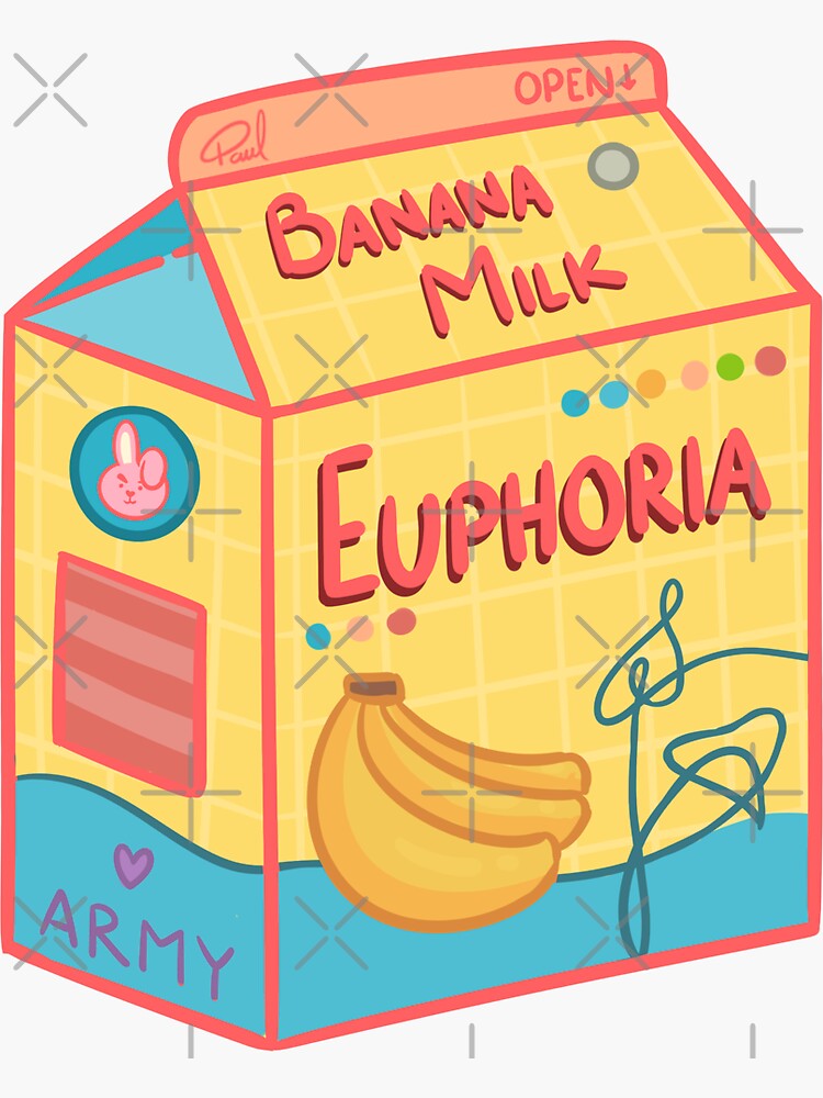 JK Banana Milk | Sticker