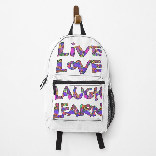 Live Love Laugh Learn Backpack