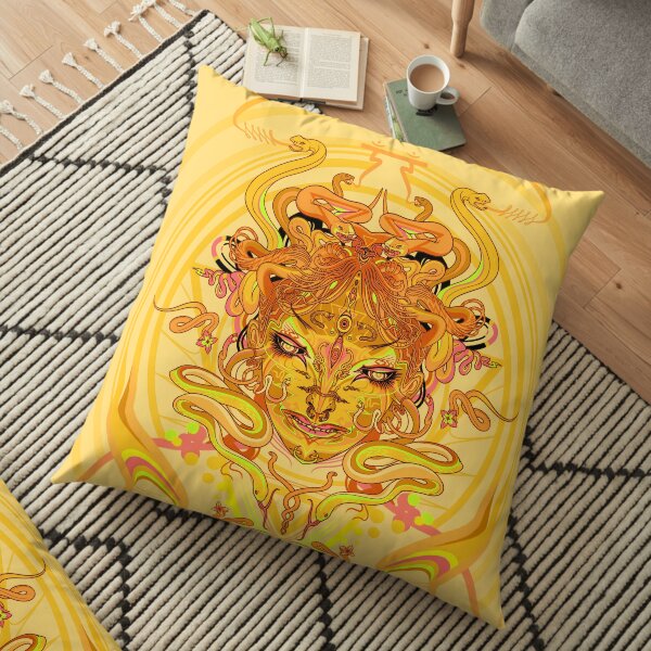 Yellow Floor Pillow