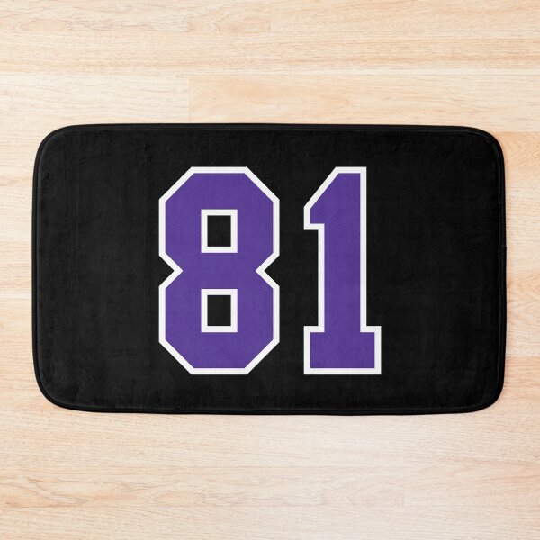 Item preview, Eighty-One Purple Jersey Number Sports 81 designed and sold by HelloFromAja.