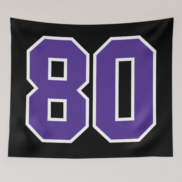 Item preview, Eighty Purple Jersey Number Sports 80 designed and sold by HelloFromAja.