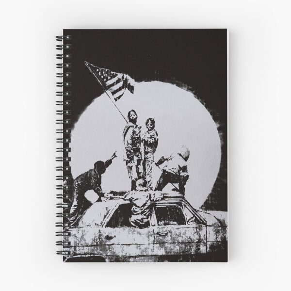 Item preview, BANKSY FLAG SILVER designed and sold by WE-ARE-BANKSY.