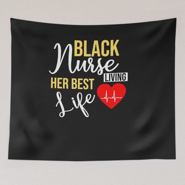 Item preview, Black nurse living her best life designed and sold by manardesign.