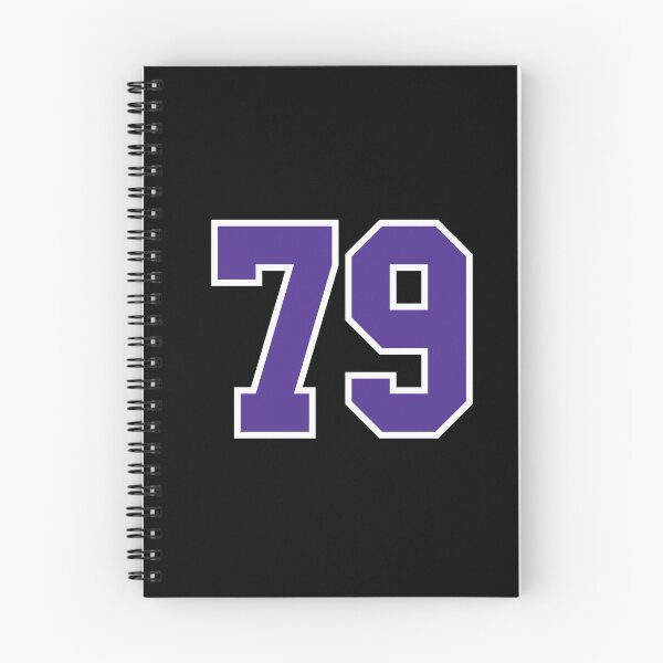 Item preview, Seventy-Nine Purple Jersey Number Sports 79 designed and sold by HelloFromAja.