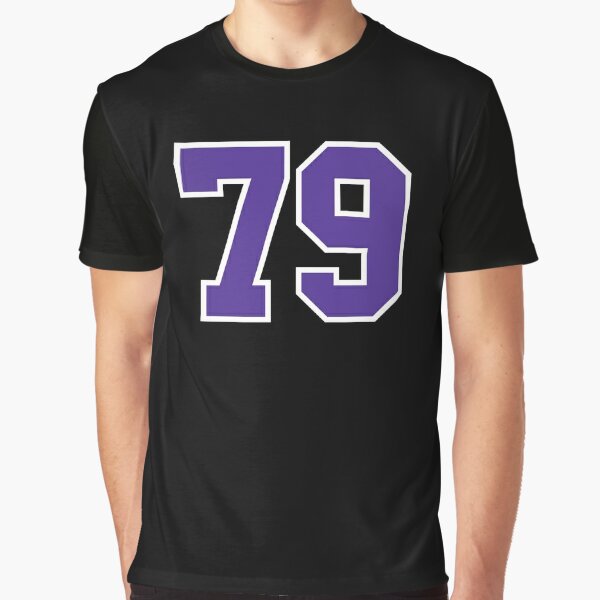 Seventy-Nine Purple Jersey Number Sports 79 | Essential T-Shirt