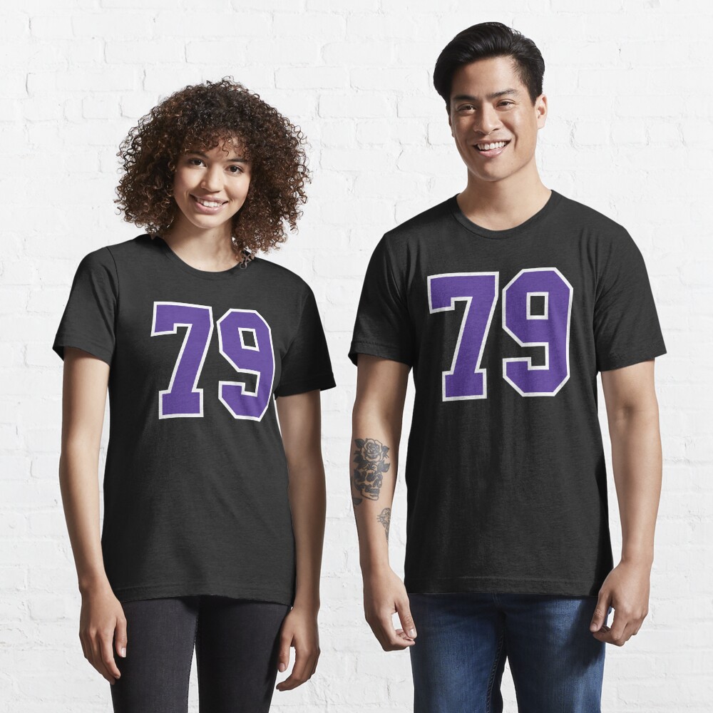 Number #20 Purple Sports Fan Jersey Number Premium T-Shirt