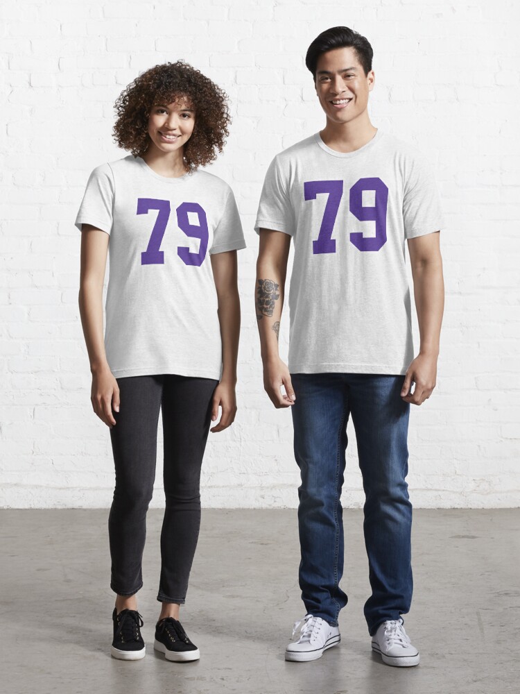 Number #20 Purple Sports Fan Jersey Number Premium T-Shirt