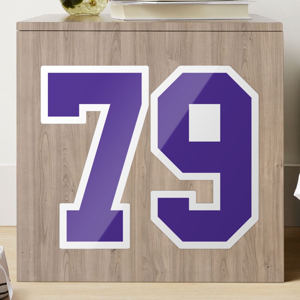 Seventy-Nine Purple Jersey Number Sports 79 | Essential T-Shirt