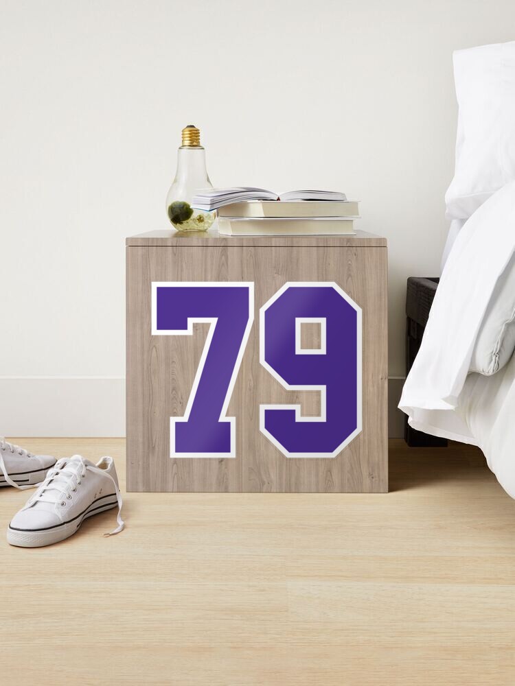 Seventy-Nine Purple Jersey Number Sports 79 | Essential T-Shirt