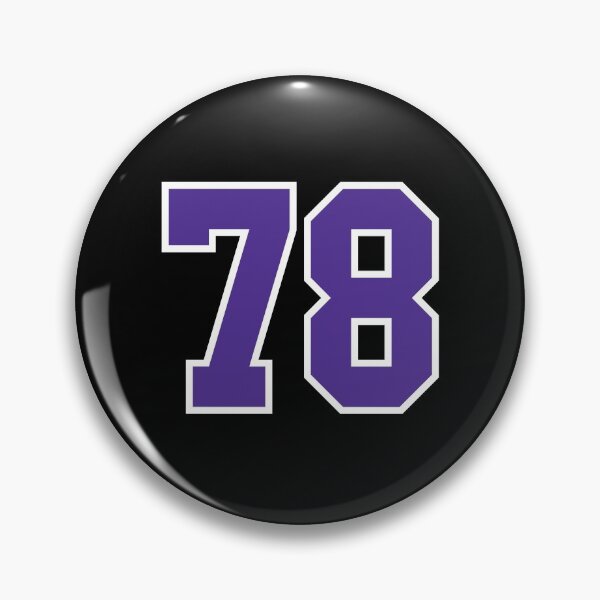 Item preview, Seventy-Eight Purple Jersey Number Sports 78 designed and sold by HelloFromAja.