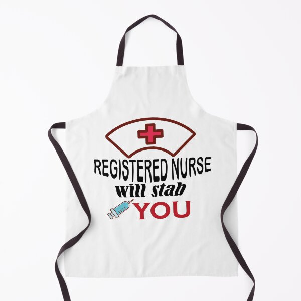 Item preview, REGISTERED NURSE will stab you, best nurse, shirts for nurse, nurse quotes, nurses gift designed and sold by Castore design.