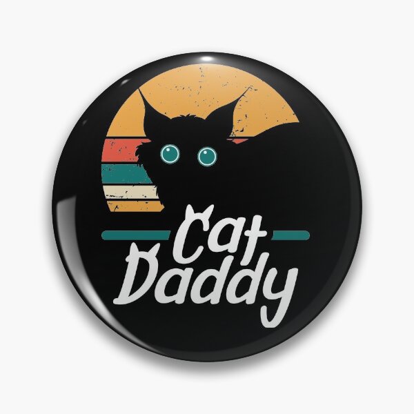 Item preview, Cat Daddy Vintage Sunset Feline Lover designed and sold by GravitiTees.
