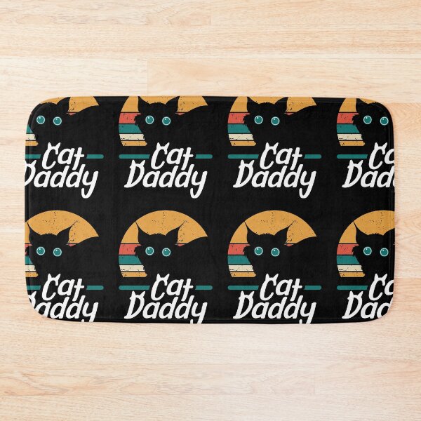 Item preview, Cat Daddy Vintage Sunset Feline Lover designed and sold by GravitiTees.