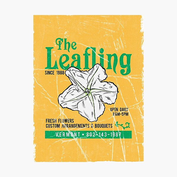 Item preview, The Leafling Flower Shop designed and sold by innarchy.