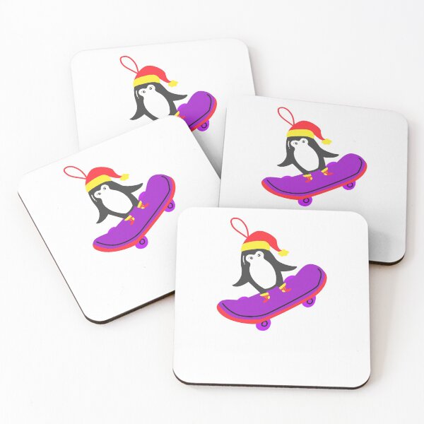 Item preview, Penguin On Skateboard designed and sold by ActRightToday.