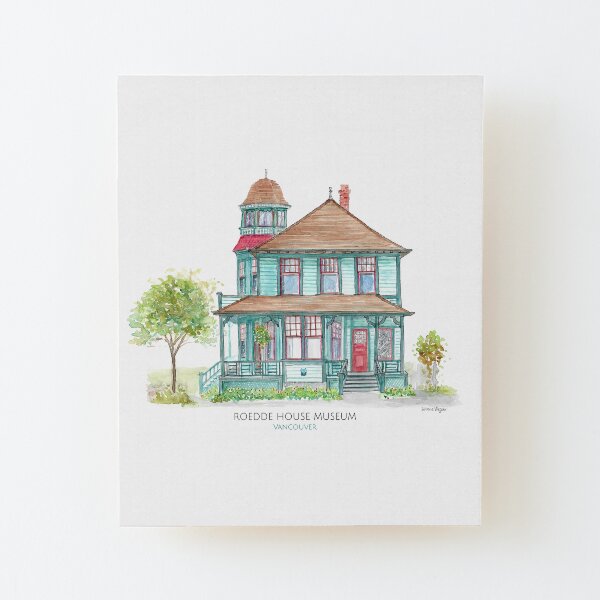Roedde House Museum - Vancouver Wood Mounted Print