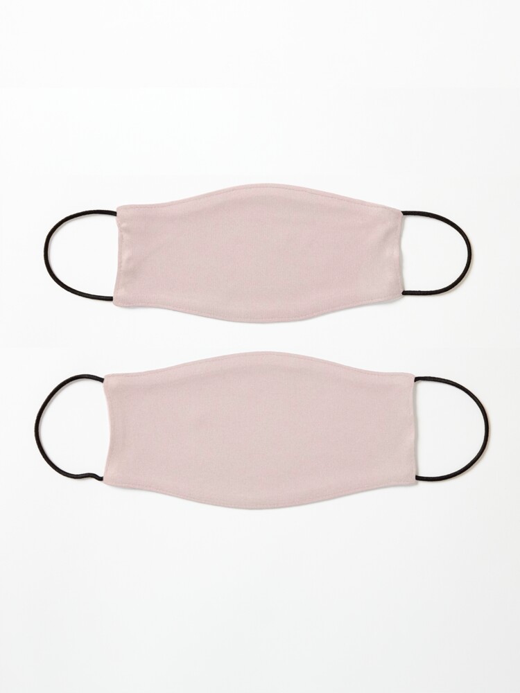 Alternate view of Blush Pink - Solid Color. Mask