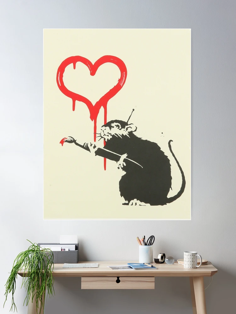 Banksy Love Rat