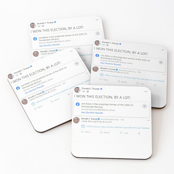 Item preview, Trump Tweet Election 2020 Joe Biden Wins designed and sold by QualityMemage.