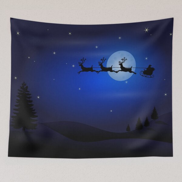 Item preview, Flying Christmas Reindeer designed and sold by Fashimation20.