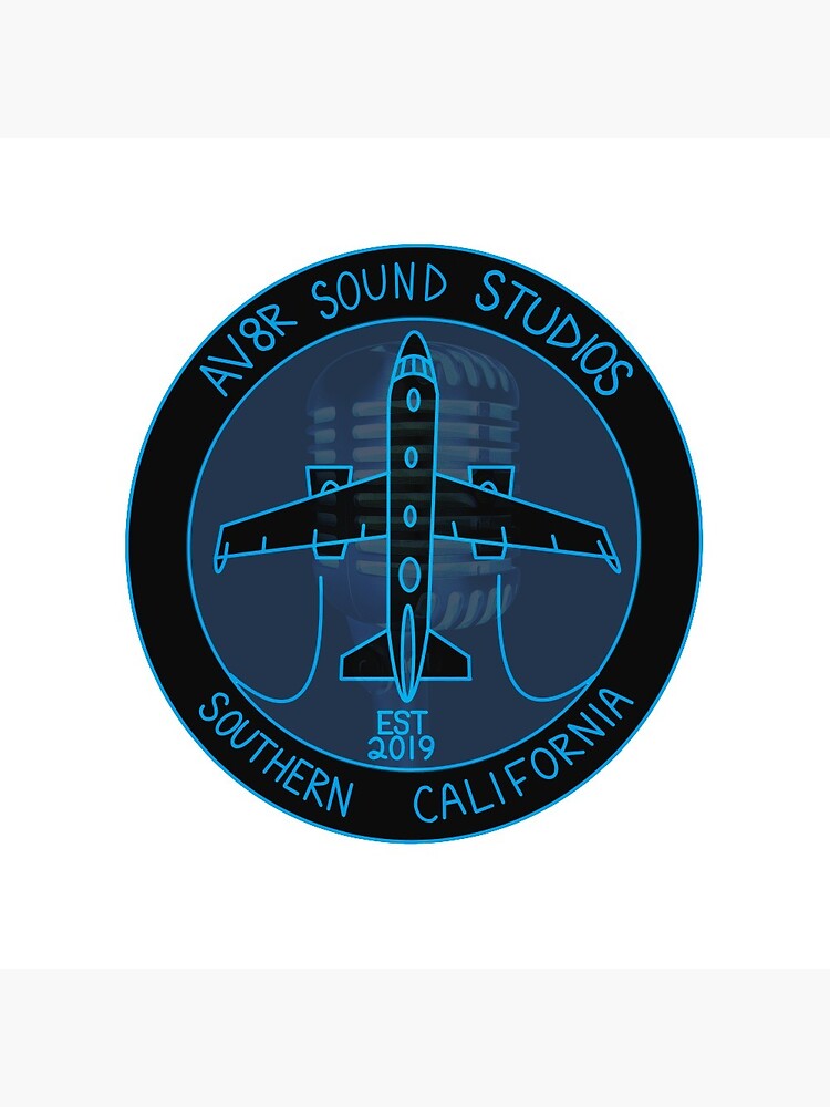 Thumbnail 3 of 3, Pin, Av8r Sound Studios Collection designed and sold by SquawkIdent.