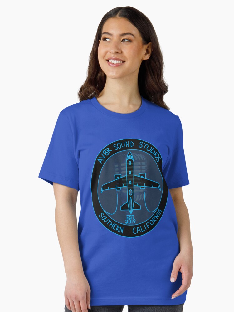 Thumbnail 2 of 7, Essential T-Shirt, Av8r Sound Studios Collection designed and sold by SquawkIdent.