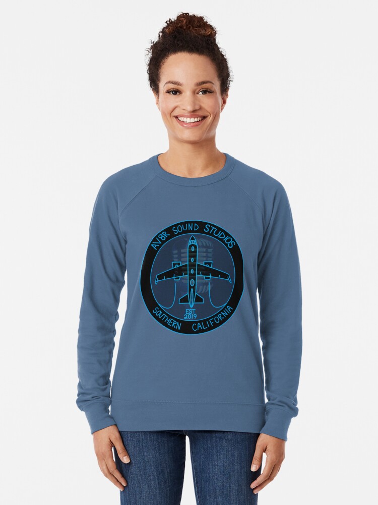 Thumbnail 2 of 5, Lightweight Sweatshirt, Av8r Sound Studios Collection designed and sold by SquawkIdent.