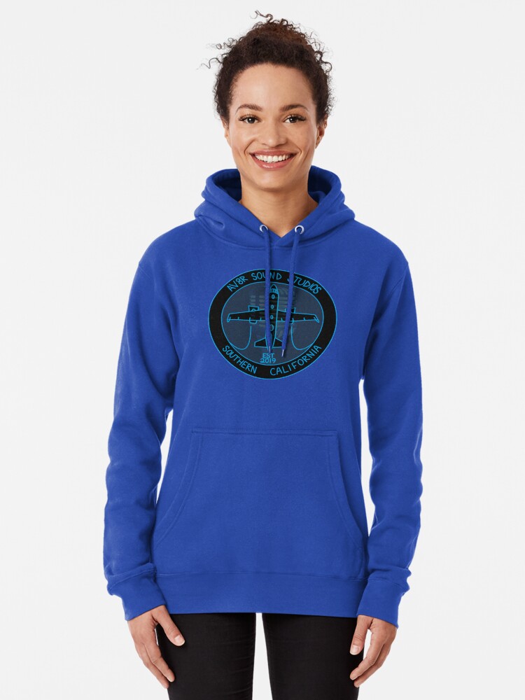 Thumbnail 2 of 5, Pullover Hoodie, Av8r Sound Studios Collection designed and sold by SquawkIdent.