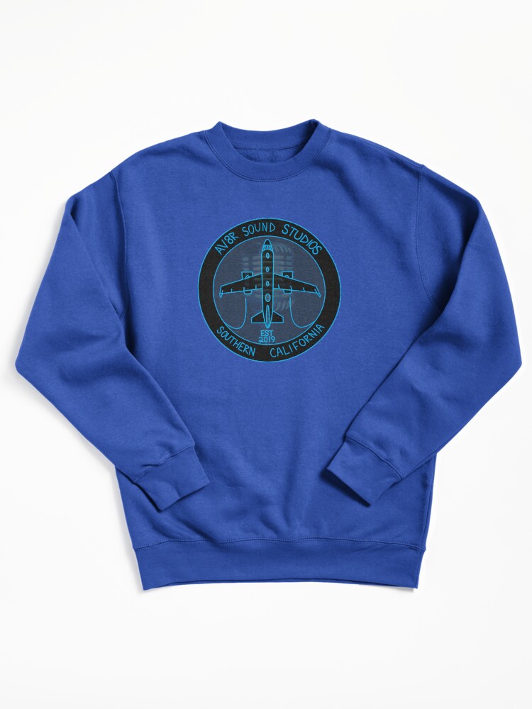 Thumbnail 2 of 7, Pullover Sweatshirt, Av8r Sound Studios Collection designed and sold by SquawkIdent.