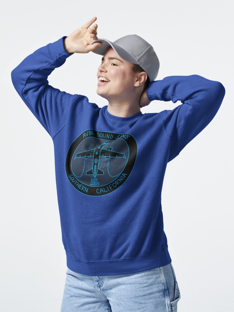 Thumbnail 5 of 7, Pullover Sweatshirt, Av8r Sound Studios Collection designed and sold by SquawkIdent.