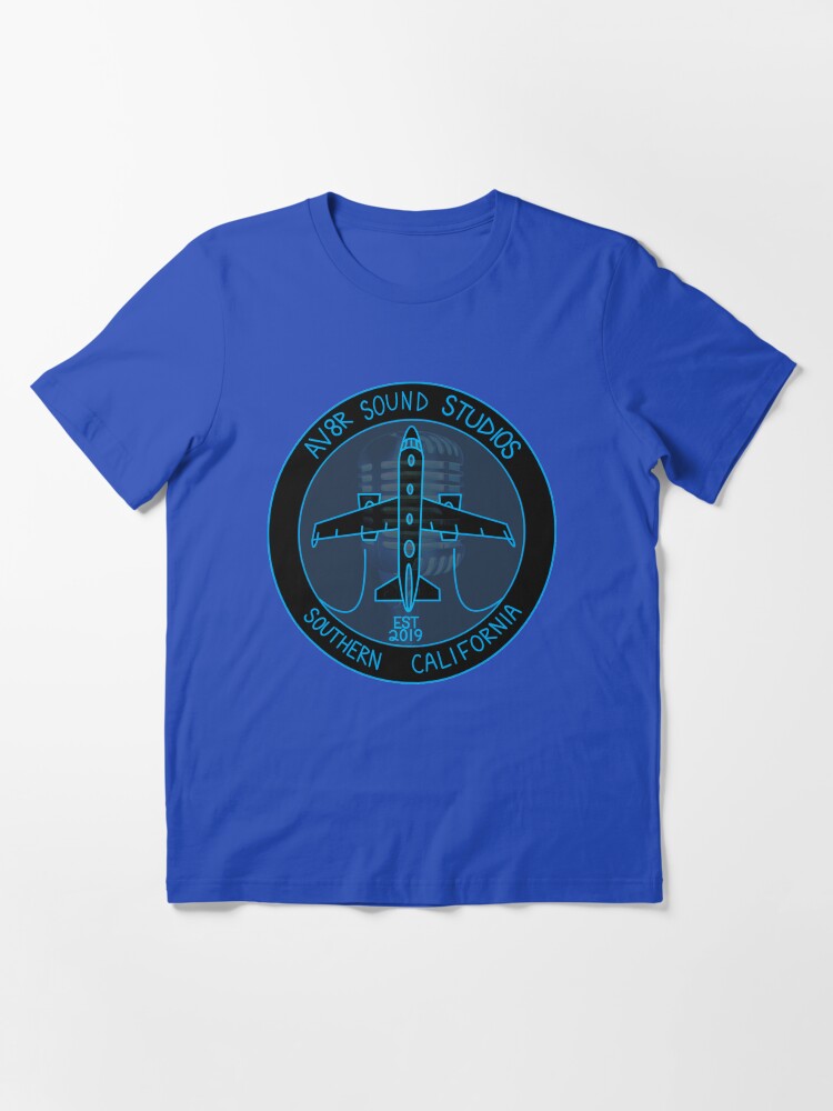 Thumbnail 3 of 7, Essential T-Shirt, Av8r Sound Studios Collection designed and sold by SquawkIdent.