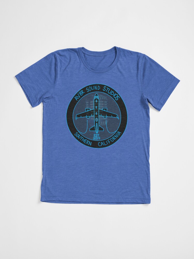 Thumbnail 3 of 7, Tri-blend T-Shirt, Av8r Sound Studios Collection designed and sold by SquawkIdent.