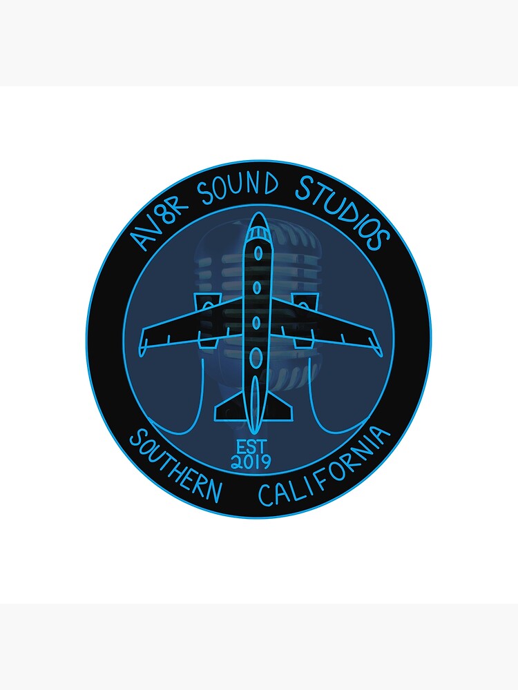 Thumbnail 4 of 4, Pillow, Av8r Sound Studios Collection designed and sold by SquawkIdent.