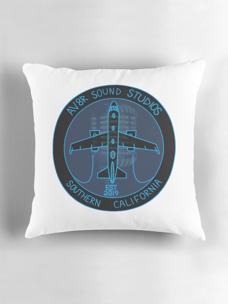 Thumbnail 3 of 4, Pillow, Av8r Sound Studios Collection designed and sold by SquawkIdent.