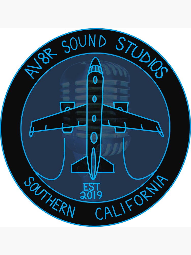 Thumbnail 3 of 3, Magnet, Av8r Sound Studios Collection designed and sold by SquawkIdent.