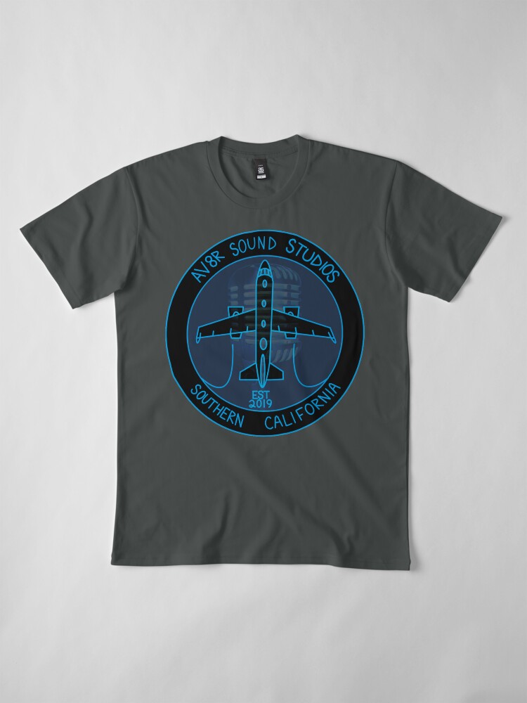 Thumbnail 4 of 6, Premium T-Shirt, Av8r Sound Studios Collection designed and sold by SquawkIdent.