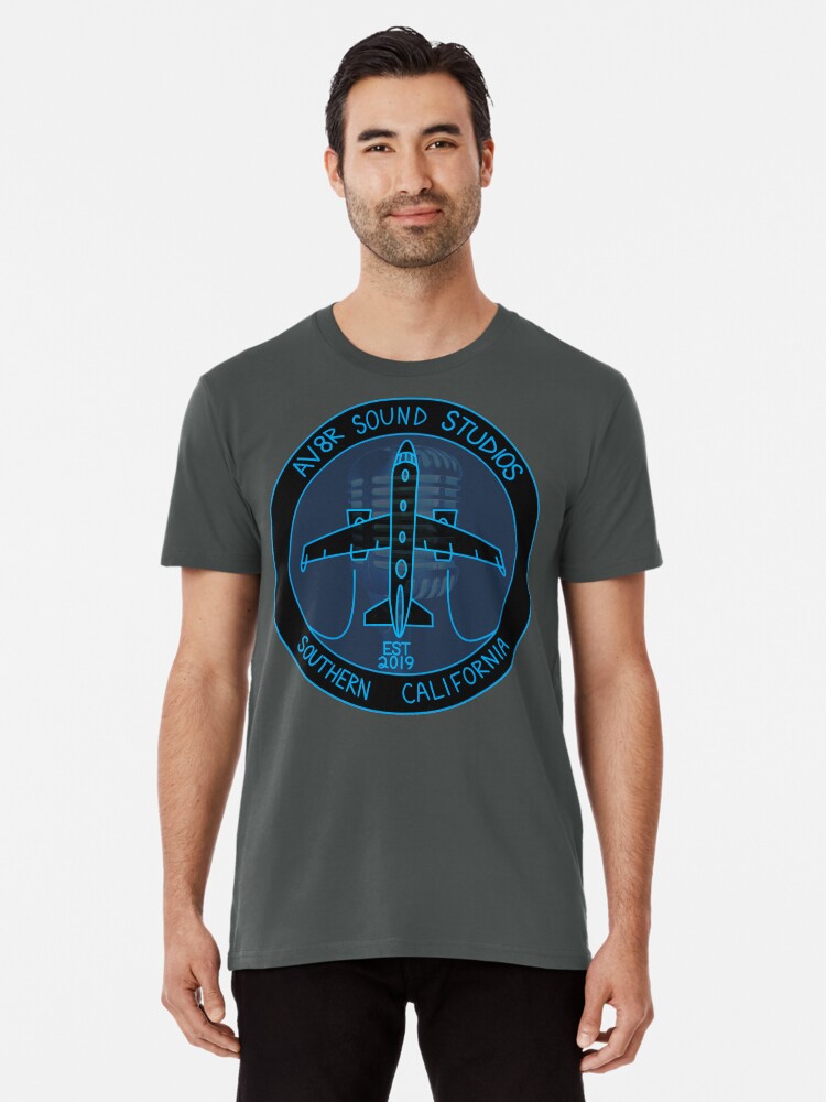Thumbnail 1 of 6, Premium T-Shirt, Av8r Sound Studios Collection designed and sold by SquawkIdent.